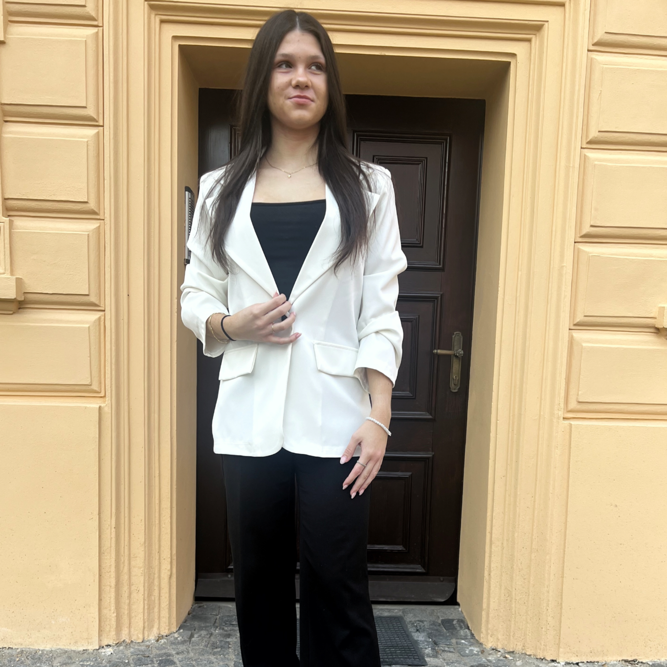 Bílé sako NELLY2_1